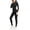 #284-Black, variant on Roncen Sauna Suit Women Full Body Sauna Sweat Suit
