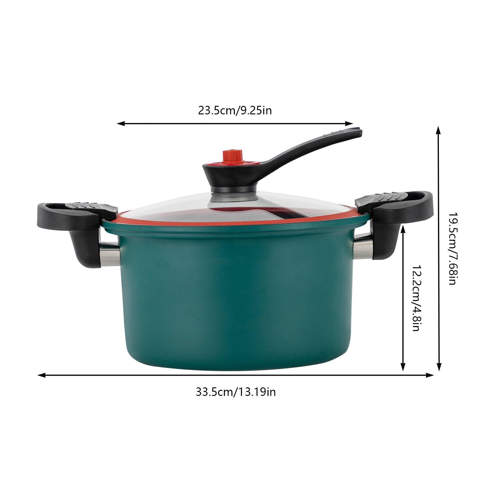 Micro Pressure Cooker, Non-Stick Pot, Stainless Steel Pressure Cooker Non-slip For Use In Home Kitchens, Restaurants