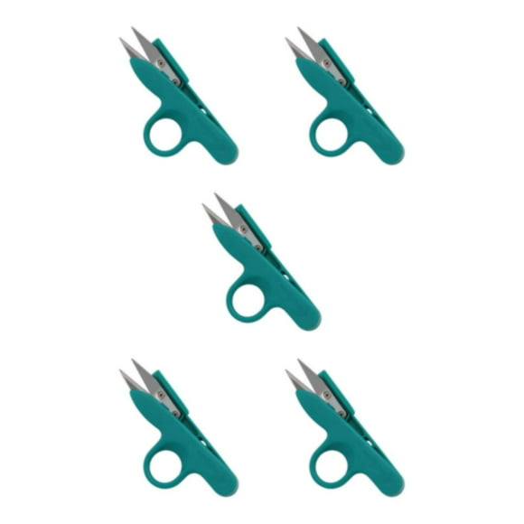 Guardoinrt Precise Cutting Scissors For Sewing And Embroidery ABS Embroidery Scissors Sewing Scissors Sewing Cutter Yarn Scissors green 5Set