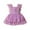 Purple, variant on LYMAYTER Newborn Girls Dresses for Baby 6M-6T Summer Infant Sleeveless Tutu Party Flower Girl Dresses Wedding Party Dresses