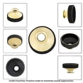 thumbnail image 4 of Soidarity Amortiguador silencioso y ligero, silenciador portátil de sonido ABS profesional, silenciador silencioso, instrumento de práctica Accesorios para instrumentos musicales Negro, 4 of 6