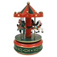 thumbnail image 1 of Christmas Carousel Music Bell Clockwork Automatic Christmas Decoration Supplies Ornaments Childrens Toys, 1 of 4