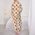 thumbnail image 6 of Goofa Cute Squirrel Printed Women’s 2 Piece Pajama Set Super,Pajamas Women's Long Sleeve Sleepwear Soft Button Down Loungewear Pjs Lounge Set Nightwear-X-Large, 6 of 9