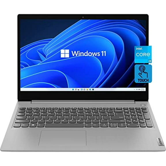 Lenovo 2022 ideapad 3 Laptop, 15.6 Inch Touch Screen, Intel Core i3-1115G4 Processor, 12GB RAM, 512GB SSD, WiFi 6, Webcam, Card Reader, Windows 11 Home, Bundle with JAWFOAL