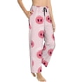 thumbnail image 2 of Sigee Cute Pig Nose Print Women's Soft Pajama Pants - Breathable and Comfortable Lounge Sleep Bottoms with Elastic Waistband and Pockets-Large, 2 of 9