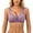 Purple, variant on Bras for Senior Women No Underwire Front Closure Button down Bra Convenient Comfortable Everyday Bras for Easy Wear Red L