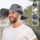 thumbnail image 1 of Sombrero de Pesca con Ventilador Solar Ancho para Hombre, Ajustable a 3 Velocidades, para Exteriores, 1 of 6
