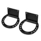 thumbnail image 5 of Caballo Paquete De 2 Anillos Para Atar Caballos, Amarres De Herradura Recubiertos De Acero Sólido Negro Para Caballos, Suministros Estables, 5 of 7