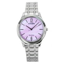 Citizen Elegance Eco-Drive Pink Dial Ladies Watch EM0411-71X