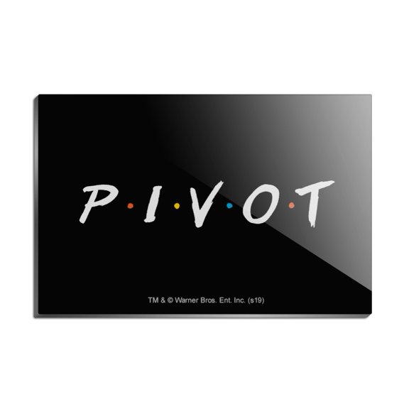 Friends PIVOT Rectangle Acrylic Fridge Refrigerator Magnet