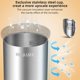 thumbnail image 5 of Máquina para hacer cubitos de hielo transparente WIBIMEN, 2,5 bolas, acero inoxidable, paquete de 2, 5 of 8