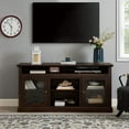 thumbnail image 2 of DEALTOPS Modern TV Stand Media Console Center with Open and Closed Space for TVs Up to 65'', Rustic Brown, 2 of 7