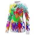 thumbnail image 4 of Garten of Banban Women's Sunscreen Shirt Long Sleeve Workout Tops Crewneck Soft Comfy Tees Casual T-Shirt S, 4 of 7