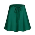 thumbnail image 4 of Landzoo One Satin Midi Skirt With Adjustable Drawstring Waist Casual Elegant Ladies Wrap Mini Skirt For Summer Fashion Beautiful Stylish Women's Dress, 4 of 4