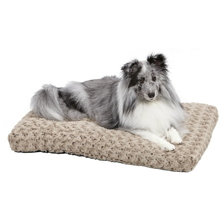 UPC: 0027773009818 | MidWest Quiet Time Dog Bed & Crate Mat Deluxe Ombre Swirl 30 Mocha