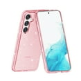 thumbnail image 5 of Compatible with Samsung Galaxy S24 Case, Clear Glitter Soft TPU Shockproof Protective Bumper Cover, Sparkle Bling Sparkly Cute Slim Women Girls Phone Case for Samsung S24, Pink, 5 of 7