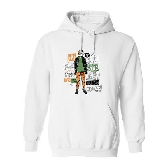 Stylish Boy Hoodie Men -Image by Shutterstock, Male Medium