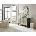 thumbnail image 5 of Bowery Hill 3-Door Transitional Wood Credenza with Shelf in Charcoal/Silver, 5 of 5