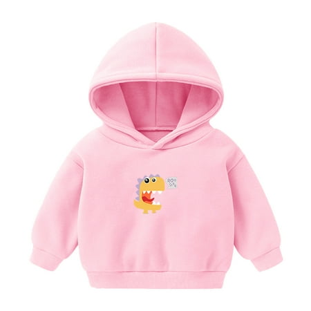 

Youmylove Infant Toddler Pullover Baby Tops Girls Hoodies Boys Sweatshirt Dinosaur Cartoon Girls Tops Newborn Clothing