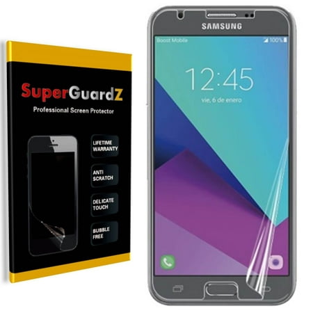 SuperGuardZ Samsung Galaxy J3 Luna Pro [4-Pack] Screen Protector, Ultra Clear, Anti-Scratch, Anti-Bubble