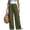 Army Green wide leg cargo pants for women a1, variant on Cagogo Women's Wide Leg High Waisted Cargo Pants with Pockets Casual Solid Loose Long Pants Workout Trousers for Street Lounge Travel, Black S