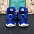 thumbnail image 4 of Ad-id-as Speed Trainer 3.0 Q16543 Blue Running Sneakers Men's Size 10 Blue, 4 of 6