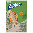 thumbnail image 1 of Ziploc® Paper Bags, Recyclable & Sealable with Fun Designs, 50 Bags, 1 of 9