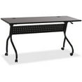 thumbnail image 4 of Lorell B2384812 Mobile 72 in. Flip Top Training Table - Espresso & Black, 4 of 4
