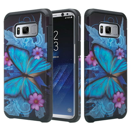 Samsung Galaxy S8 Plus Case, Slim Hybrid Dual Layer[Shock Resistant] Protective Case Cover - Blue (Best S8 Plus Protective Case)