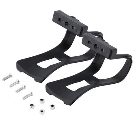 Hottest 1 Pair New Cycling Bicycle Bike Strapless Toe Pedal Clips Half ...