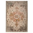 thumbnail image 1 of LR Resources GYPSY81402CRN7996 Bohemian Rustic Medallion Rectangle Area Rug, Cream & Brown - 7 ft. 9 in. x 9 ft. 5 in., 1 of 1