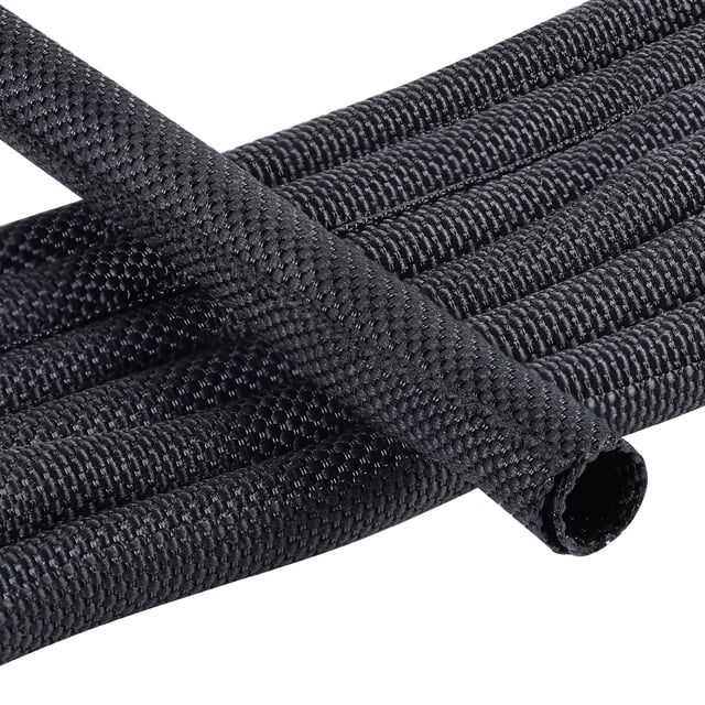 Manga Trenzada para Cables SUNNAREPOON Negra 5mm 4.3m