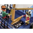 thumbnail image 2 of Playmobil 5810 Pirate Boat, with Cannon and Floating in Water, 84 Pieces, 4 Years Old, 2 of 5