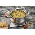 thumbnail image 5 of Alpine Cuisine Stainless Steel Dutch Oven Belly Shape 4 Quart - Dutch Oven Pot with Lid, Stove Stop Cookware for Cooking, Comfortable Handles, Dishwasher Safe & Easy to Clean, 5 of 7
