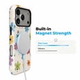 thumbnail image 2 of SKLYDDI Cute Aesthetic Floral Case for iPhone 16 Pro, Compatible with MagSafe, 2 of 7