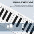thumbnail image 3 of M-VAVE SMK-25mini Rechargeable MIDI Keyboard, 25 Keys, Portable Mini USB Keyboard, MIDI Controller with 25 Velocity-Sensitive Keys, 1 Button, 3 of 4