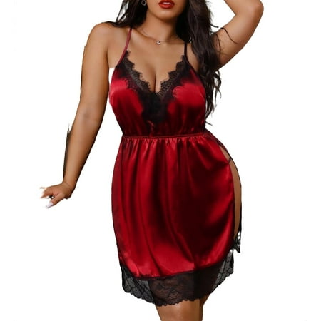 

Babydolls Red Plus Size Sexy Lingerie (Women s)