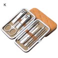 thumbnail image 1 of Flmtop 1 Set Professional Manicure Cutters Compact Stainless Steel Comfortable Case Manicure Kit Pedicure Supplies, 1 of 10