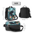 thumbnail image 2 of Fotbe Black Panther Floral Illustration Lonchera Bolsa de Almuerzo para Hombres y Mujeres, Lonchera de Gran Capacidad, Bolsa de Almuerzo Reutilizable, Bolsa Térmica Aislante, 2 of 7