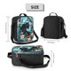 thumbnail image 2 of Balery Black Panther Floral Illustration Caja de Almuerzo y Bolsa de Almuerzo para Hombres y Mujeres, Bolsa de Almuerzo Reutilizable con Gran Capacidad, Bolsa de Almuerzo Aislada, 2 of 7