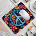 thumbnail image 2 of Peace Sign Square Gaming Mouse Pad, 8.3x9.8 Inch Non-Slip Rubber Bottom Printed Mousepad for Office and Gaming, 2 of 6