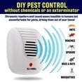 thumbnail image 4 of Bell and Howell Ultrasonic Pest Repeller, Ultrasonic Pest Repeller, Pest Repellent for Home, Office, Warehouse, Hotel-100% Safe for Human and Pet-6 Pack, 4 of 11
