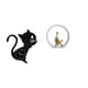 thumbnail image 1 of Reloj de pared,Reloj de pared con diseño de gato para guardería,sala de juegos y interior,Estatua de niña,Estatuas de mujeres y niñas,figuritas decorativas elegantes,Escultura de arte, 1 of 8
