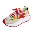thumbnail image 2 of Willtoo Women's Fashion Chunky Platform Sneakers Arch Support Colorful Platform Sneakers Non-Slip Breathable Athletic Shoes, 2 of 5