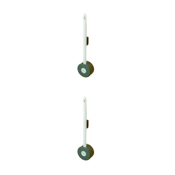Cateissary Cepillo de baño Montado en la pared Mango de plástico Cuarto de baño Lavabo Costura de grietas Limpiador Perforación Herramientas de limpieza Type2 NO2