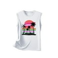 thumbnail image 5 of gbyLJF Tye Dye for Women Tank Top Womens Tank Tops Dressy Summer Shirts for Women 2024 Button Down Tank Top White M, 5 of 5
