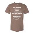thumbnail image 1 of GOC Parcs Nationaux USA-Made Tri-Blend T-Shirt -Tri-Café - Police Blanche - M, 1 of 1