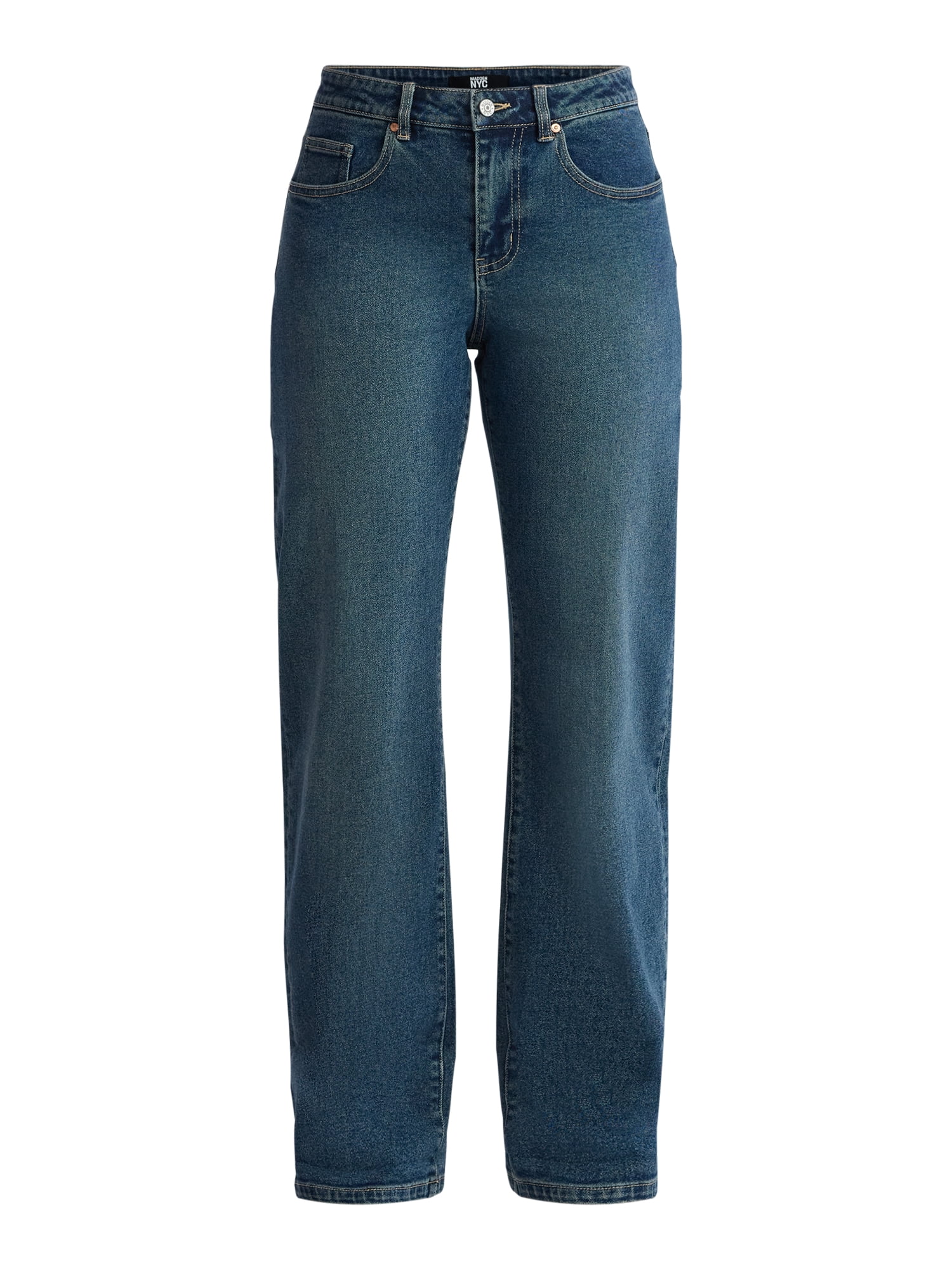 Madden NYC Women's Barrel Jeans, 28" Inseam, Sizes 00-18