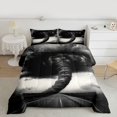 thumbnail image 2 of Homewish Black Tornado Full Size Comforter Sets 3-Piece for Female Men Adults,Natural Disaster Bedding Comforter Set,Abstract Nature Theme Lightweight Bedding Sets,Lightweight Room Decor,Reversible, 2 of 8