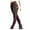 Wine, variant on Women's Slim Rivets Side Patchwork High Waist Stretchy Pencil PantsWine XL